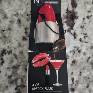 Belk New Directions Lipstick Flask in Red and Silver - 4 oz